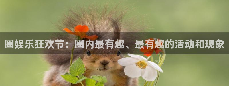 彩客网3代理：圈娱乐狂欢节：圈内最有趣、最有趣的活动和现象